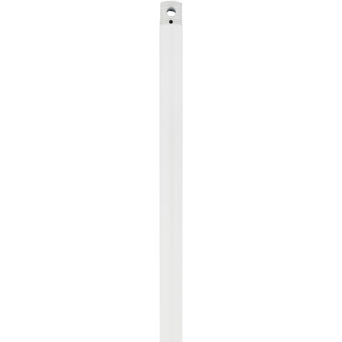 Threaded Downrods Matte White Fan Downrod